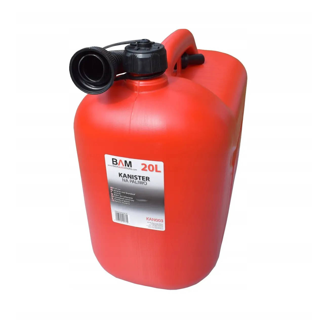 

Канистра пластиковая с воронкой BAM 20 л (KAN003)