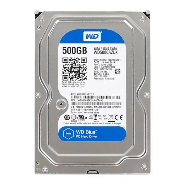 

Жесткий диск внутренний HDD WD Blue 500GB SATA 3.0 8MB 2.5