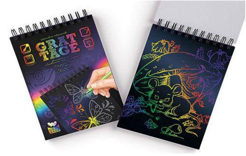 

Набор для творчества Граттаж "GRATTAGE" Dankotoys А5 (GRT-01-01)