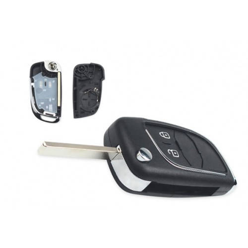 

Выкидной ключ, корпус под чип, 2кн DKT0269, Opel Corsa E, HU100, NEW, 105959