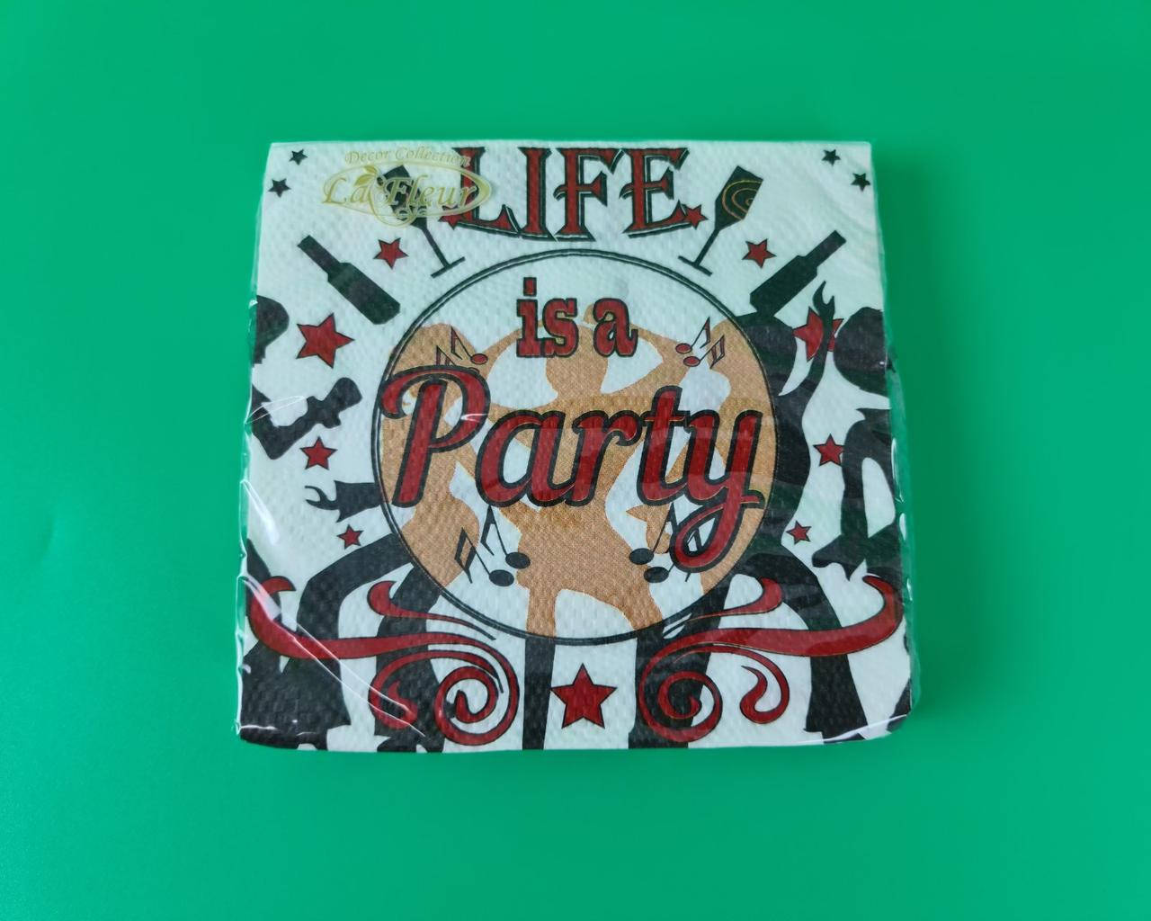 

Серветка (ЗЗхЗЗ, 20шт) La Fleur Party (1045) (1 пачка)