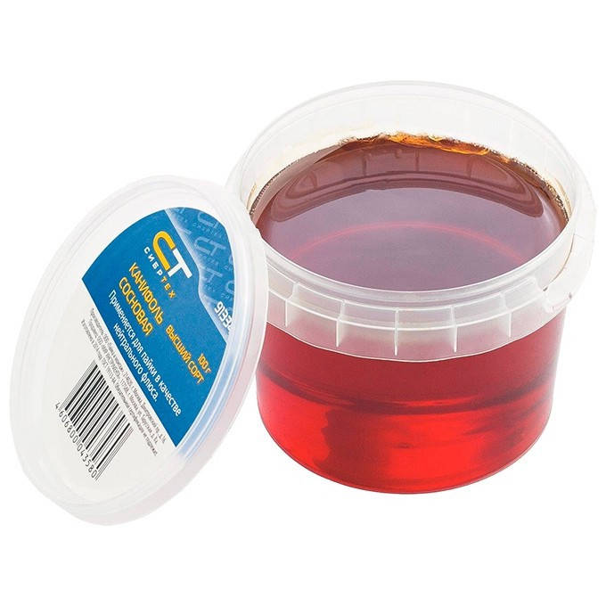 

913342 Каніфоль соснова, банка 100 гр., ГОСТ 19113-84 // СИБРТЕХ