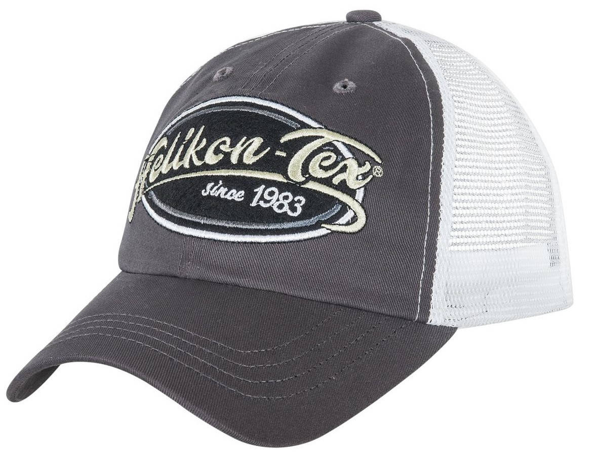 

Бейсболка Helikon-Tex® Trucker Logo Cap - Cotton Twill - Темно-серая/Белая