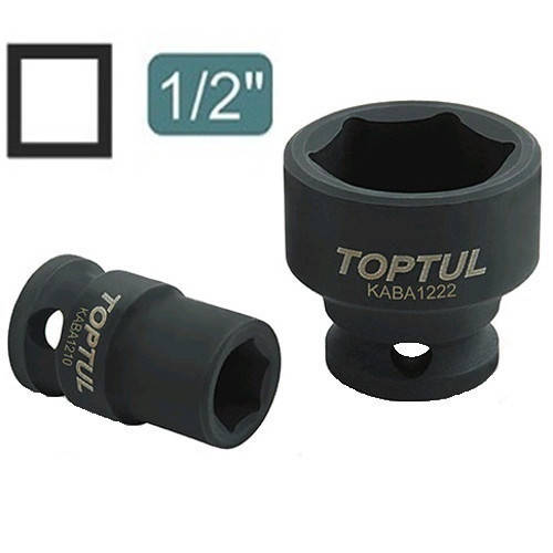 

Головка торцевая ударная 1/2" 19мм KABA1619 TOPTUL