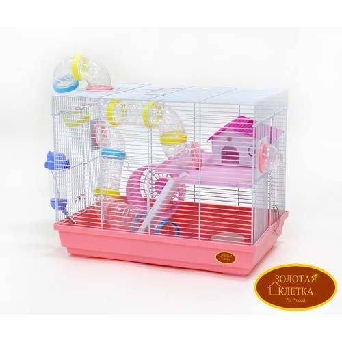 

Клетка для мелких грызунов, для хомяка, крысят, песчанок, тушканчика 47*30*37.