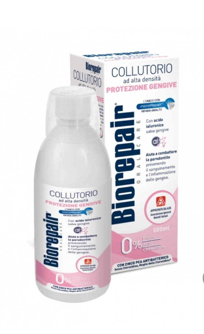 

Ополіскувач для ротової порожнини Biorepair Oral Care Захист ясен, 500 мл
