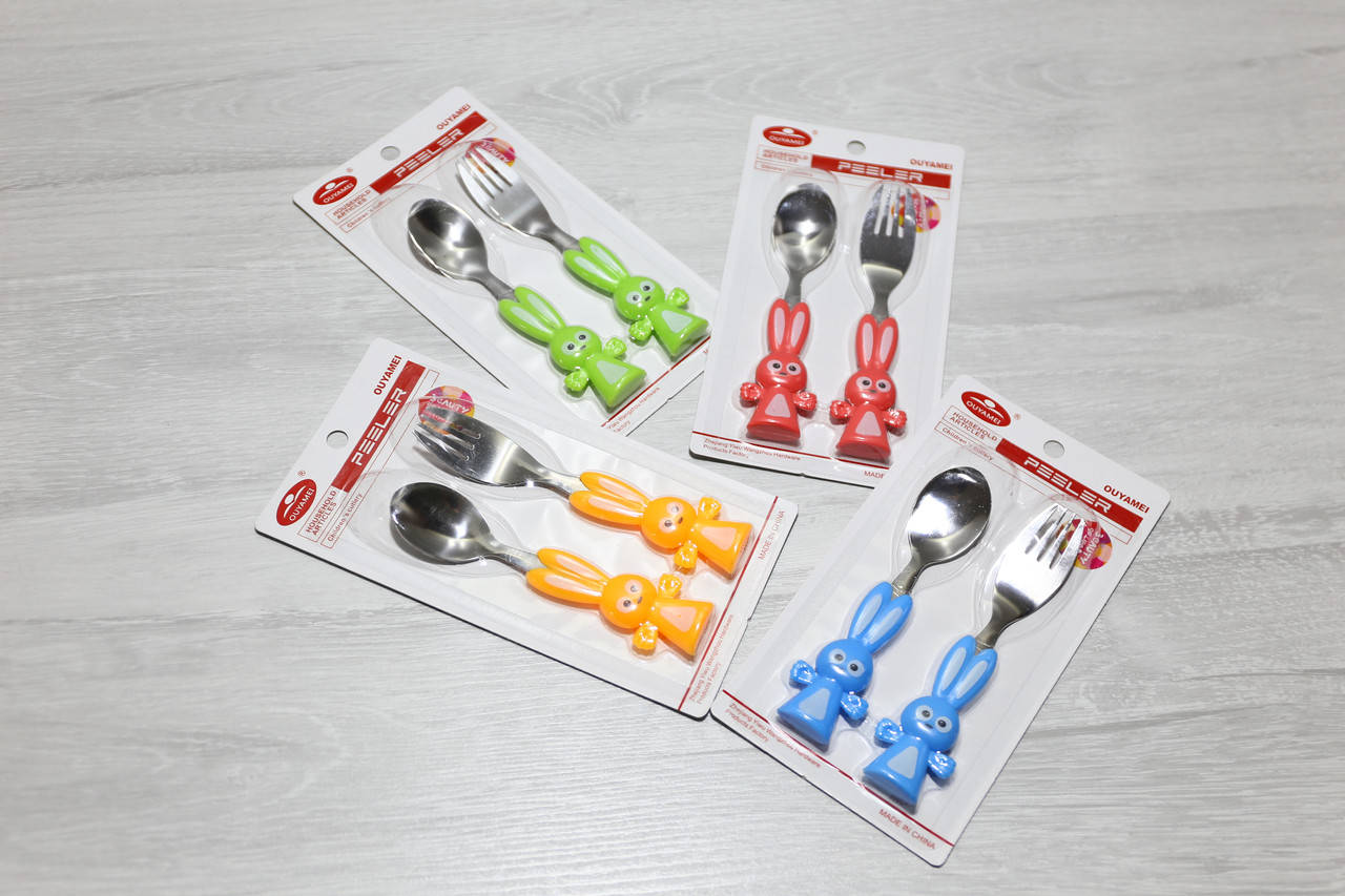 

Набор Детских Столовых Приборов (ложка+вилка) (7480a)