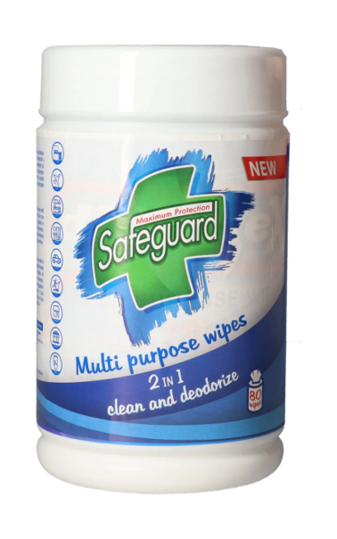 

Влажные салфетки Safeguard без запаха АНТИБАКТЕРИАЛЬНЫЕ - 80 шт. ВЕНГРИЯ 857232006047, Зелёный