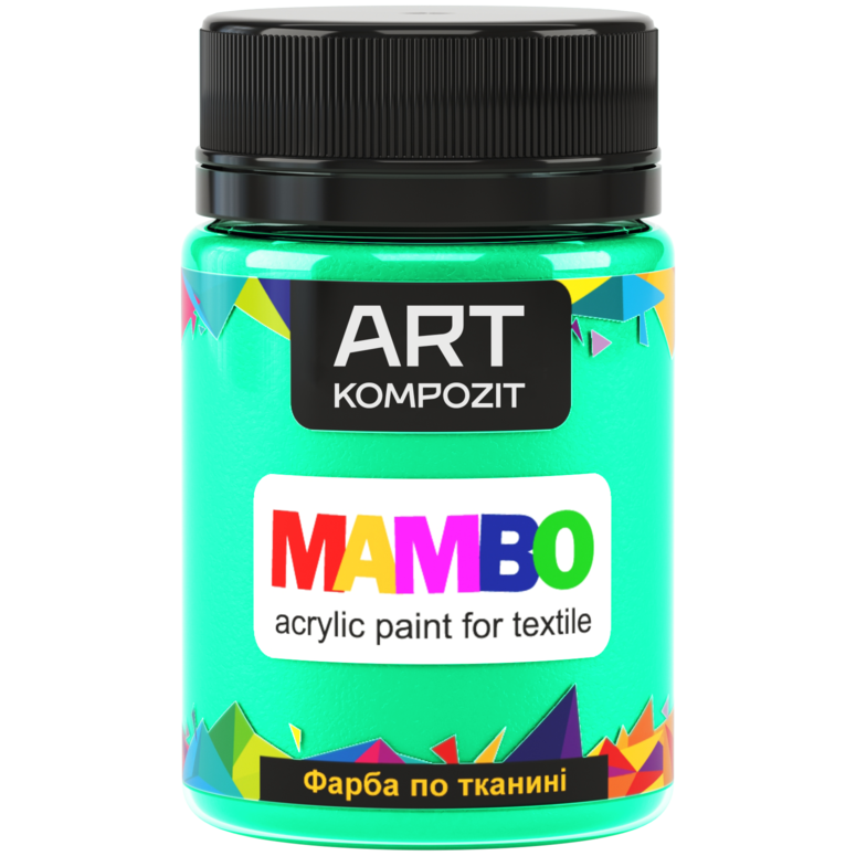 

Краска по ткани МАМВО ART Kompozit, 50 мл (цвет: 81 флуоресцентный зеленый), Зелёный