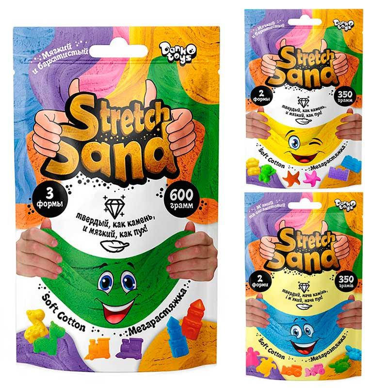 

Кинетический стрейчевый песок "Stretch Sand" STS-04-01U, 600 г