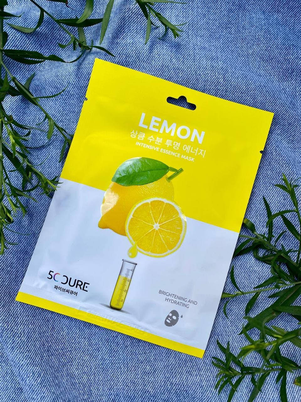 

Тканевая маска с экстрактом лимона 5C CURE