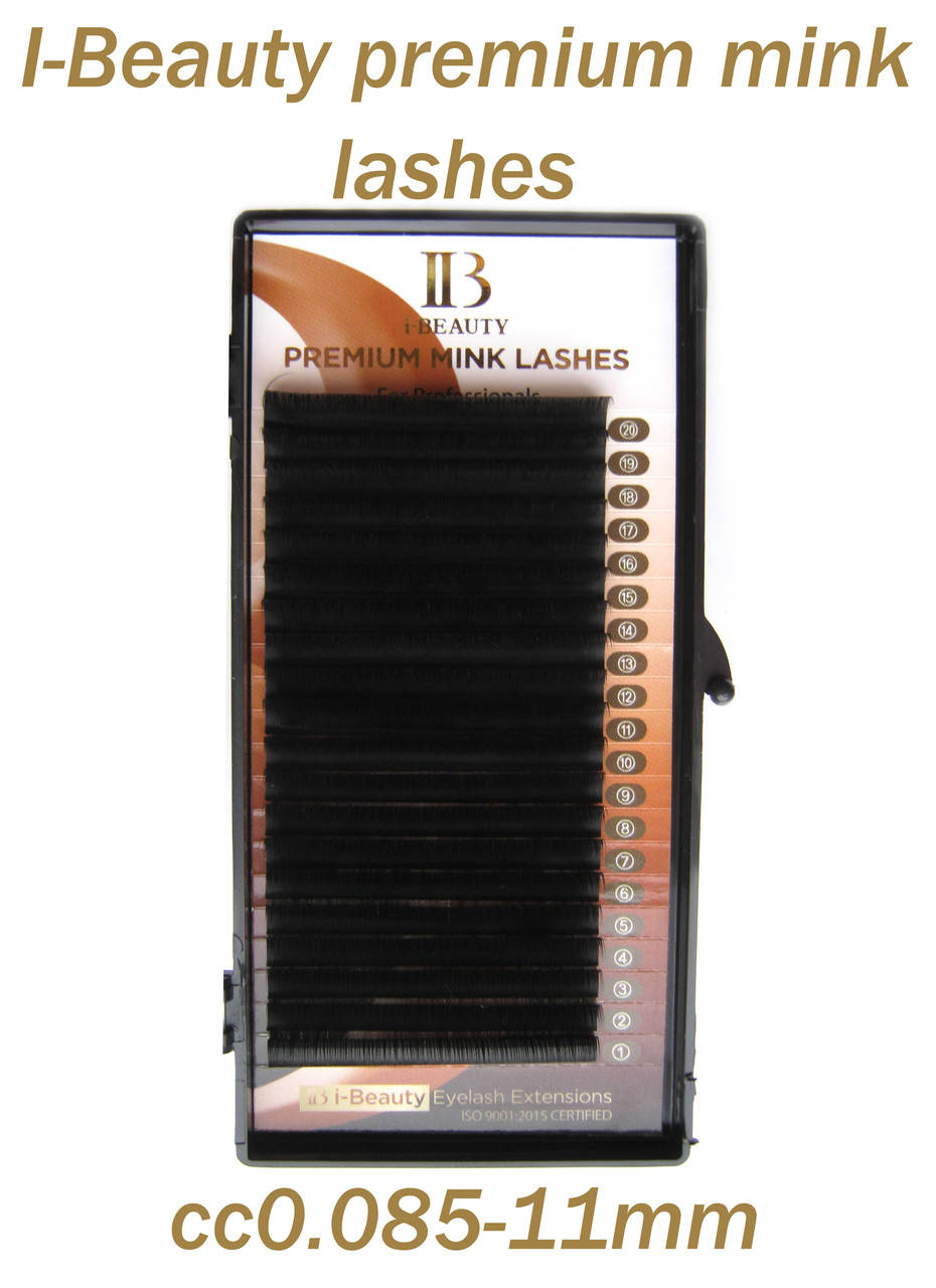 

Ресницы I-Beauty( Premium Mink lashes ) сс0.085-11мм