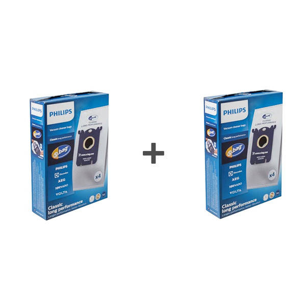 

Комплект мешков (8 шт) FC8021/03 S-BAG Classic Long Performance для пылесосов Philips