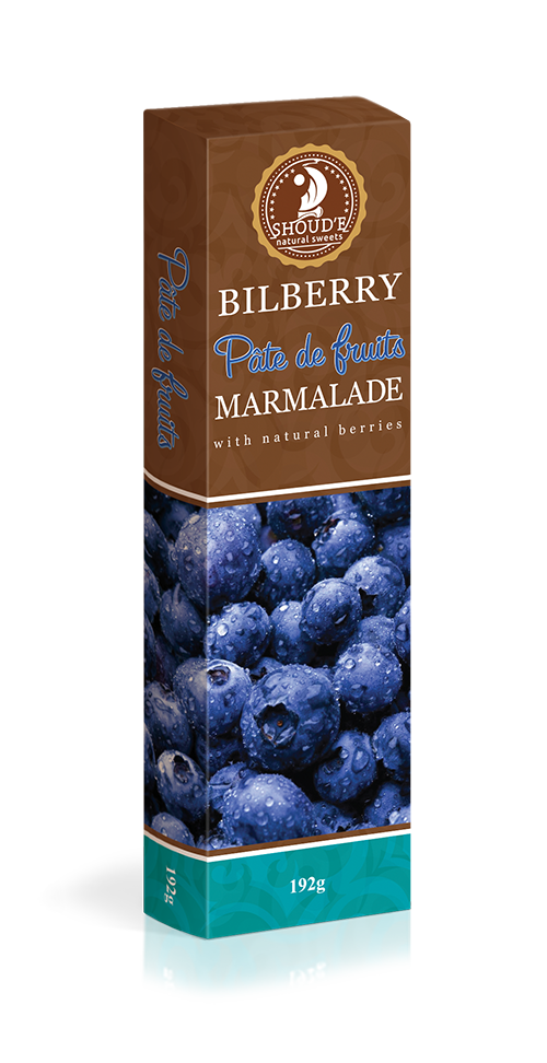 

Мармелад Pate de fruits черника 192гр
