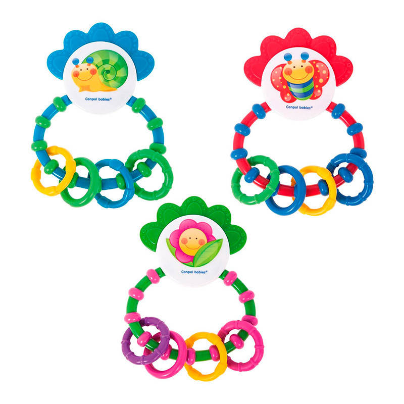 

Погремушка-зубогрызка Canpol babies "Веселый сад" 56/137, Разные цвета