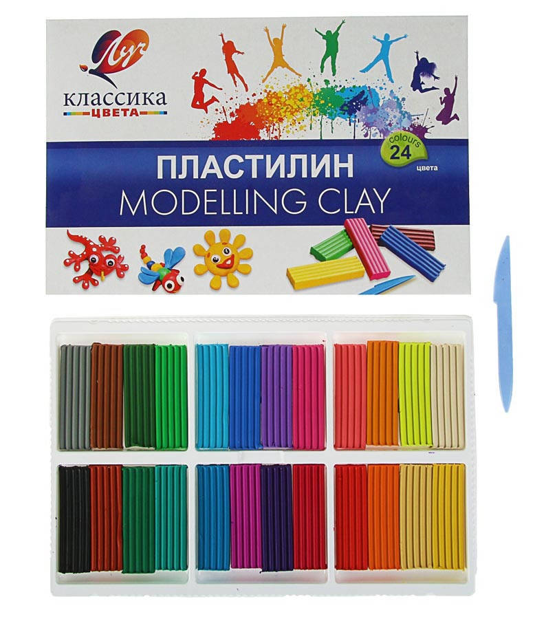 

Пластилин Классика, 24 цвета 480 г.