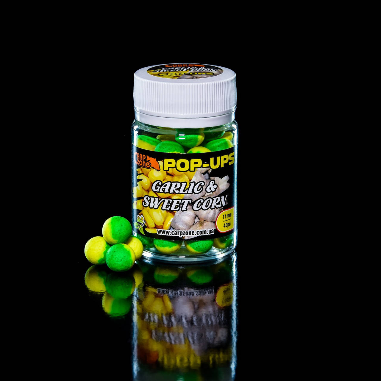 

Поп Ап Pop-Ups Fluro Garlic & Sweet Corn (Чеснок и Сахарная кукуруза) 11mm/40pc