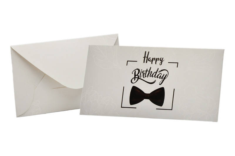 

Конверт для денег Happy Birthday бабочка