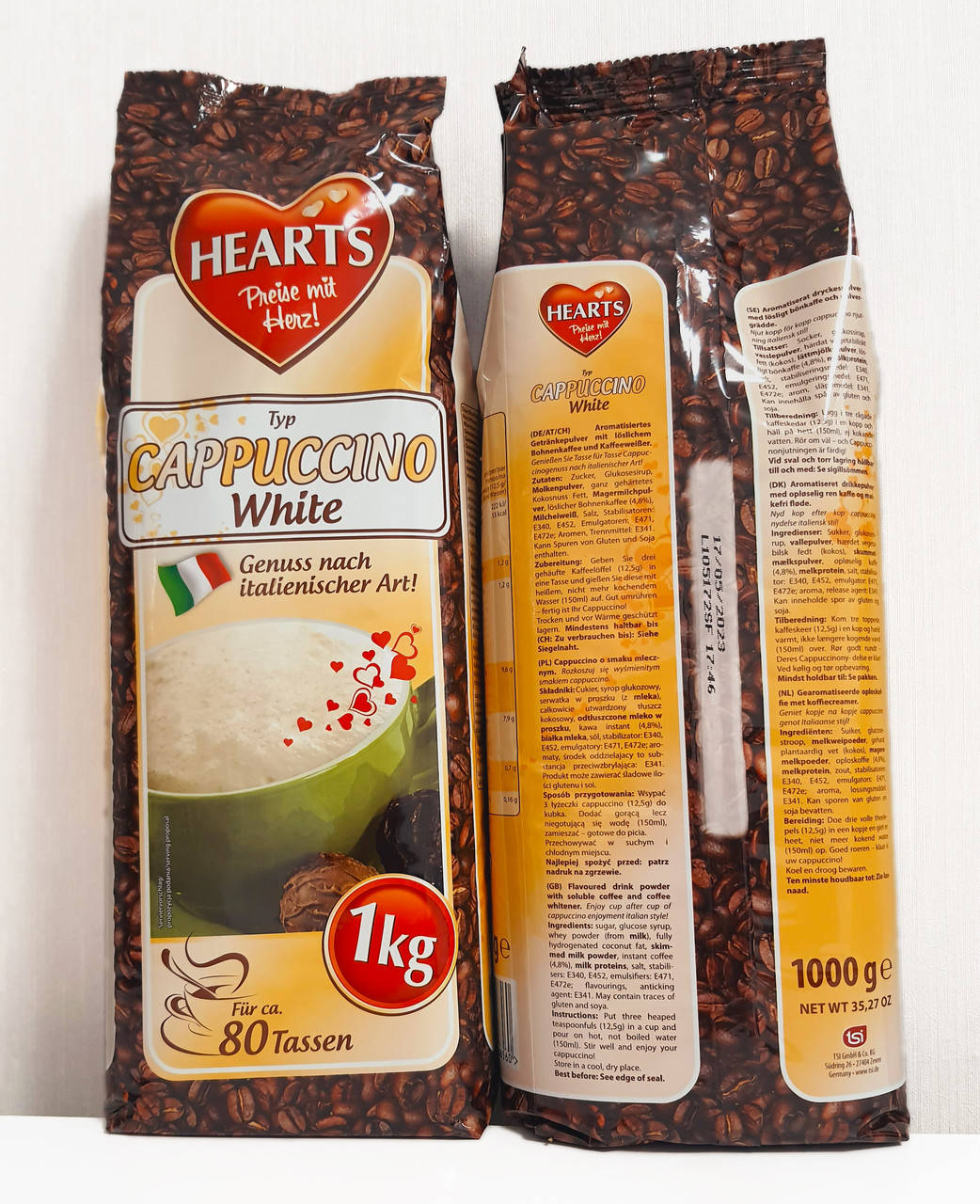 

Каппучино "Hearts" White(Белый каппучино) 1 кг Германия