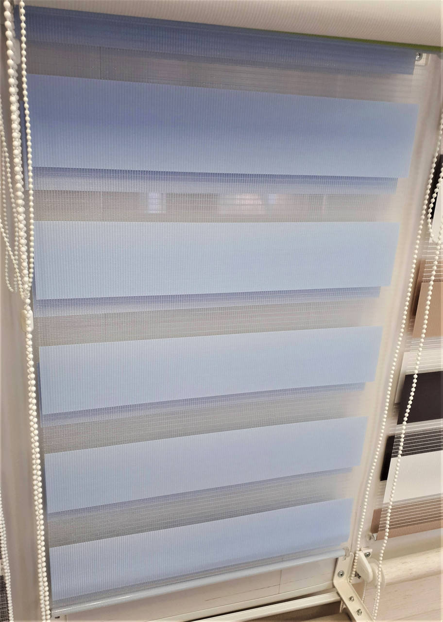 

Рулонная штора День-ночь Небесно голубая 750, Голубой