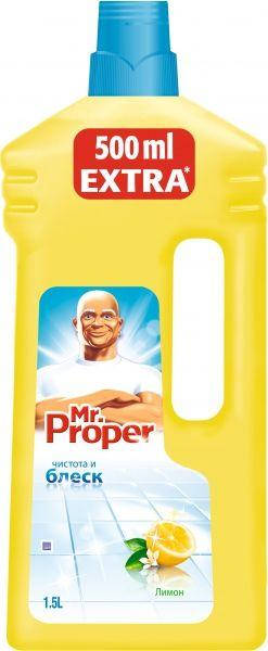 

Моющее средство для уборки 1,5 л лимон Mr.Proper Procter & Gamble