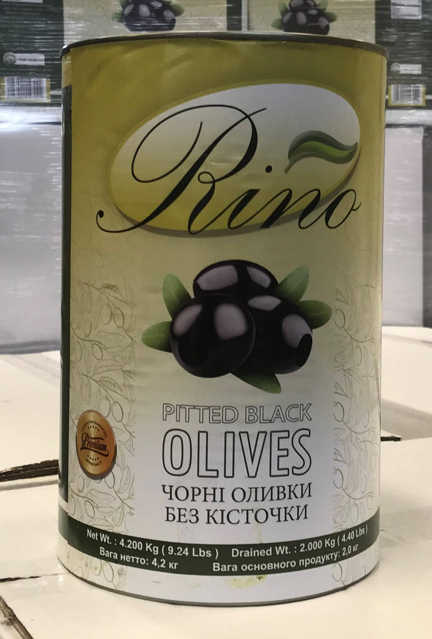 

Оливки черные без косточки 4,2 кг TM Rino, Египет