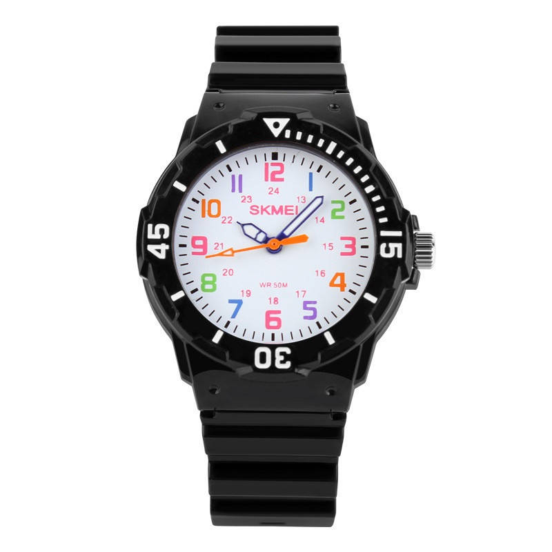 

Skmei 1043 черные детские часы