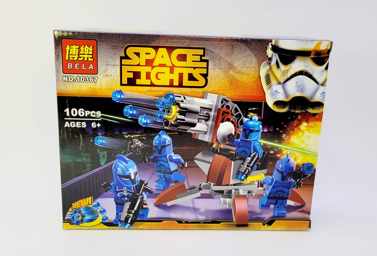 

Конструктор BELA SPACE FIGHTS 10367 (106 деталей)