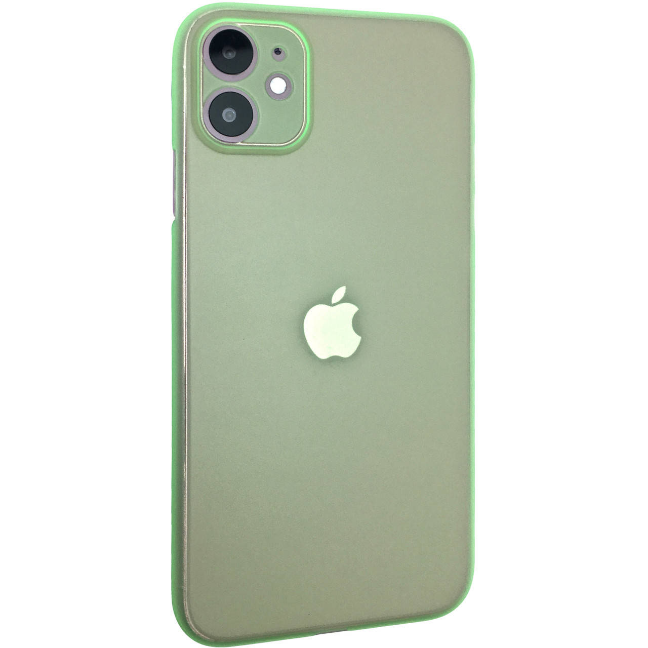 

Чехол-накладка Plastic Ultra Slim для Apple iPhone 11 (green), Зелёный