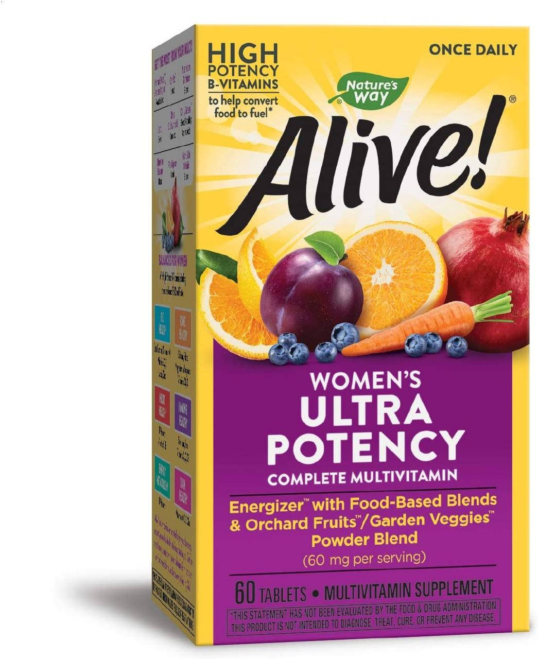 

Nature's Way Alive Women's Ultra Potency 60 таблеток