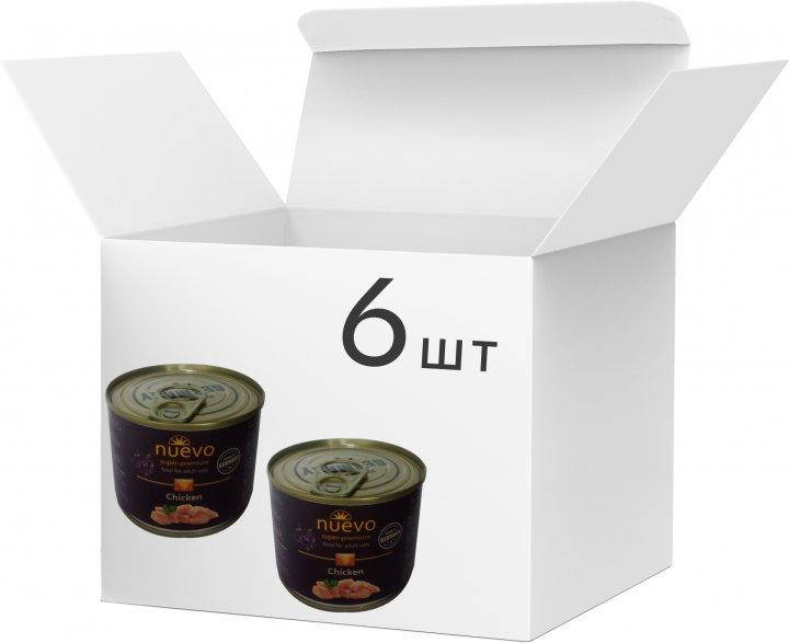 

Nuevo Adult Chicken консервы Нуэво с курицей для кошек 6x200 г