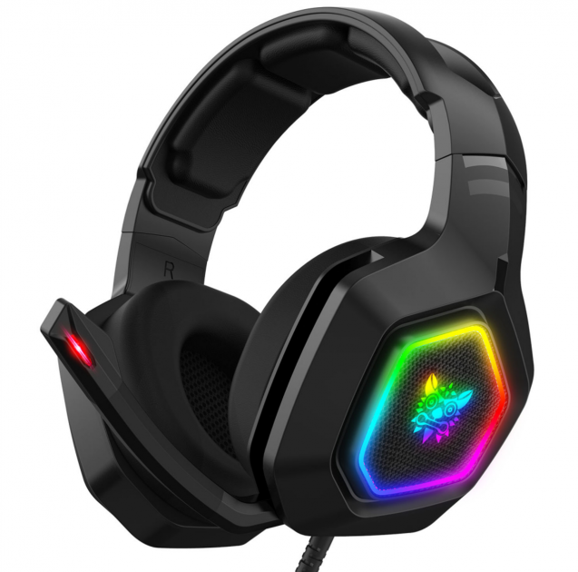 

Игровые наушники ONIKUMA K10 проводная игровая гарнитура PS4 PC с RGB подсветкой