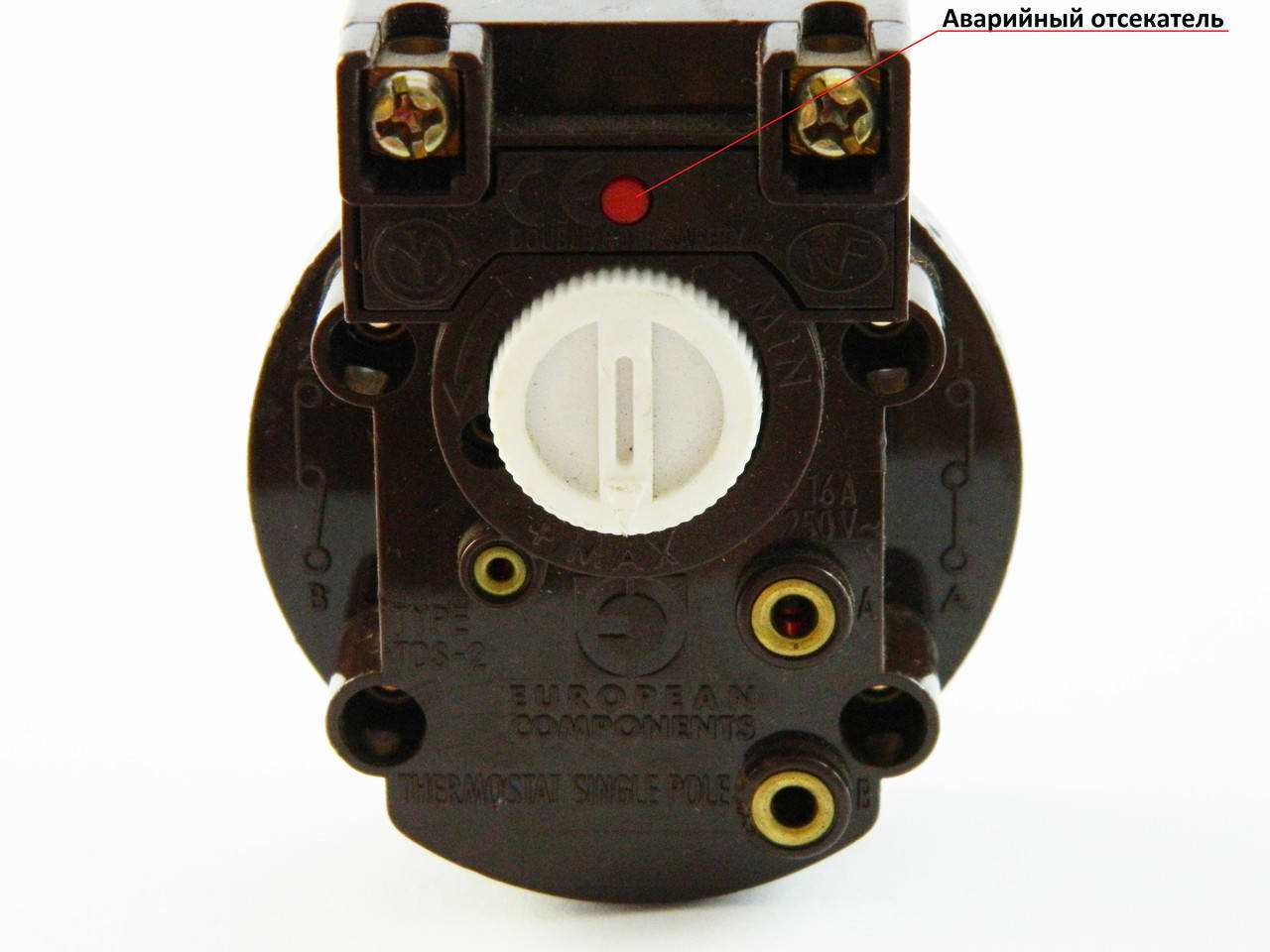 

European components Терморегулятор для бойлера 16А с защитой