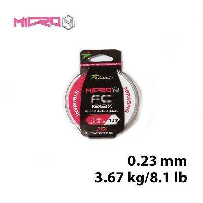 

Флюорокарбон Intech Micron FC 12м (0.13mm (1.19kg / 2.6lb) 0.23mm (3.67kg / 8.1lb)