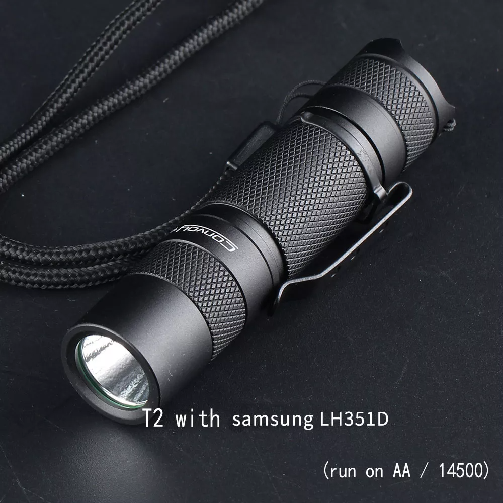 

Фонарь Convoy T2 LH351D, 1xAA/14500, 320 люмен