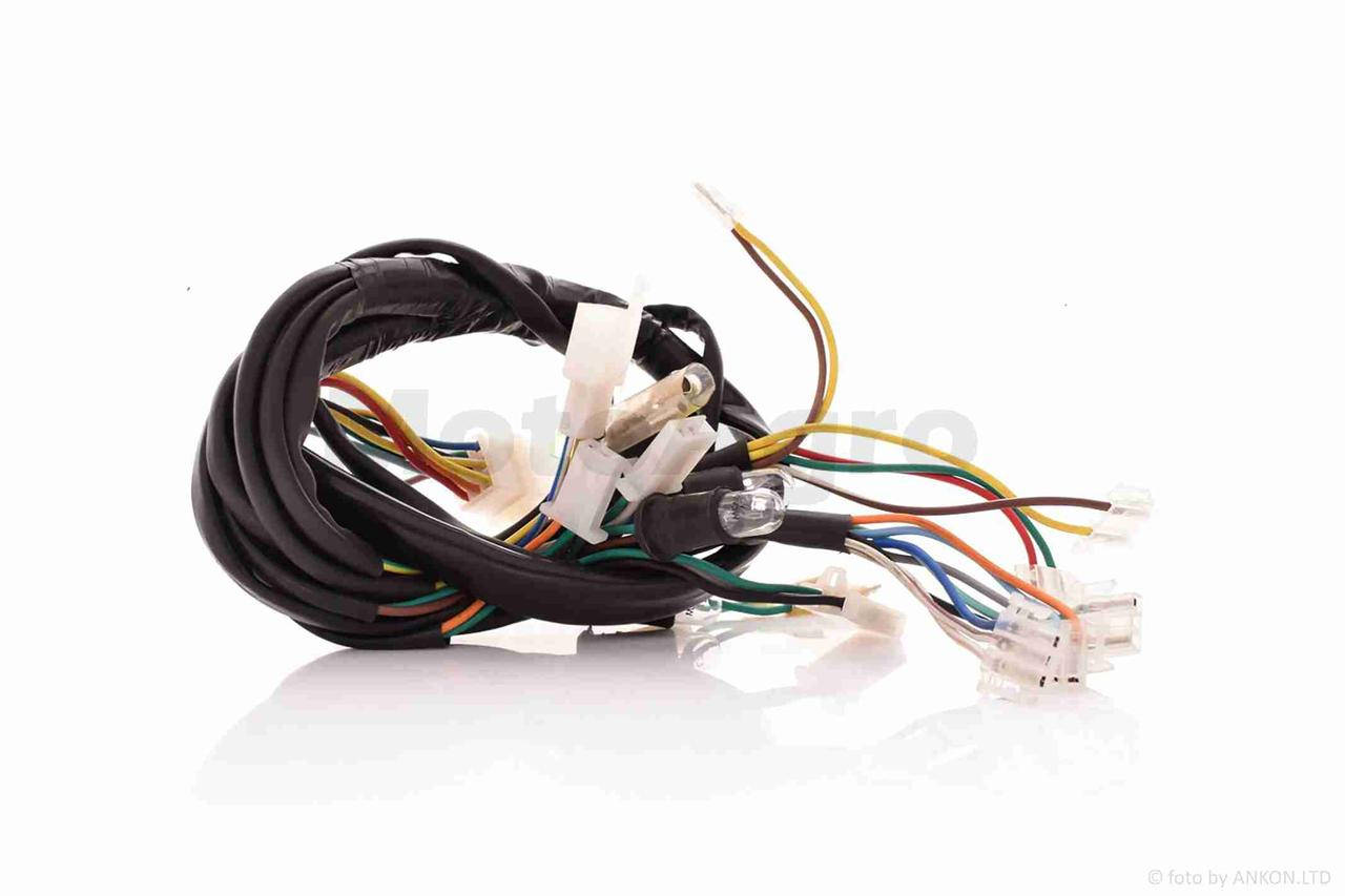 

Проводка GY6 50 WIND под голову