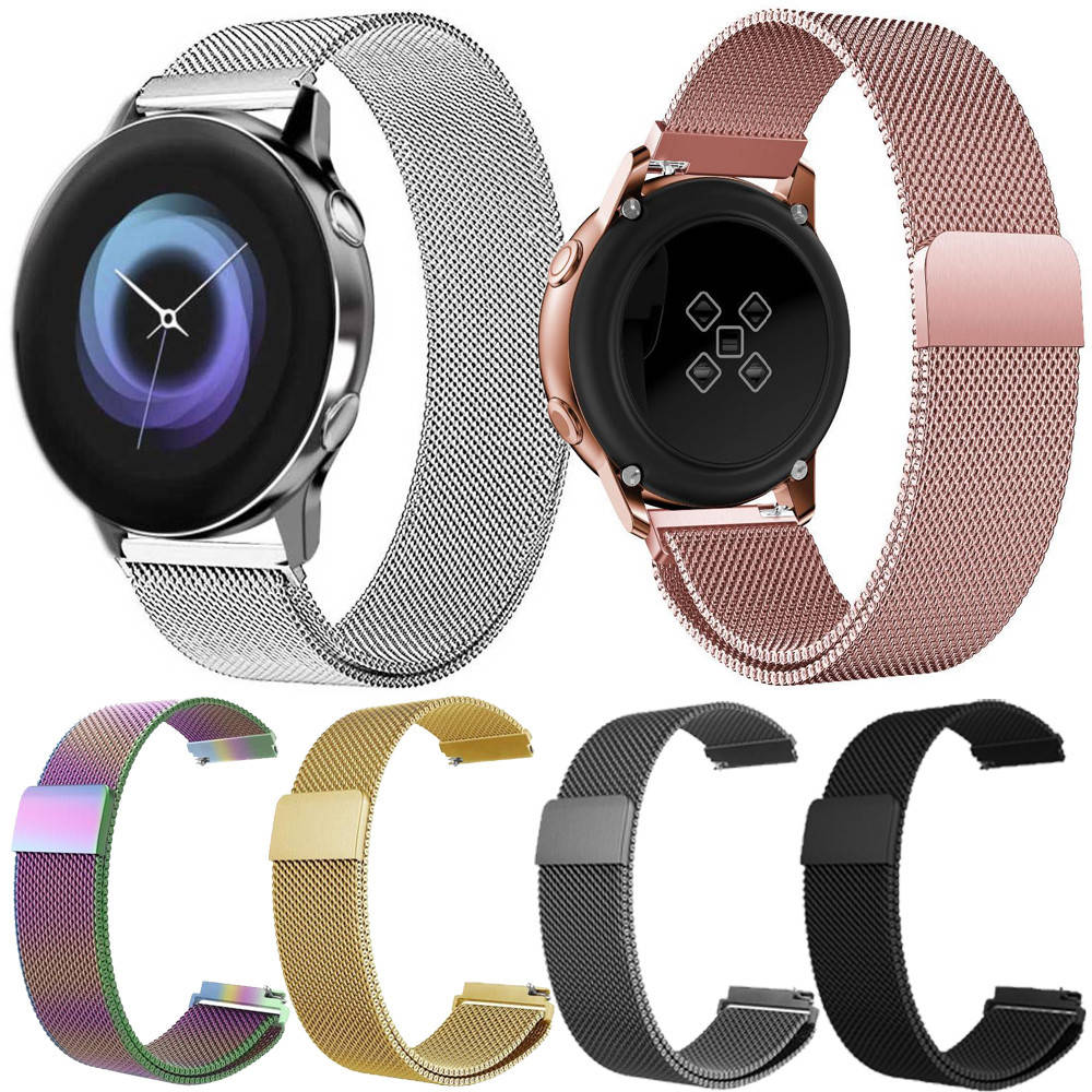 

Ремешок для Samsung Galaxy Watch Active 2 металлический миланская петля