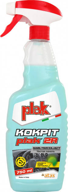 

PLAK 2R Поліроль та чистка пластику (молочко) 750ml ATAS