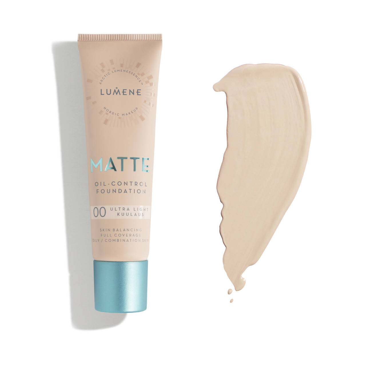 

Матирующая тональная основа LUMENE MATTE Oil-control Foundation - Ultra Light