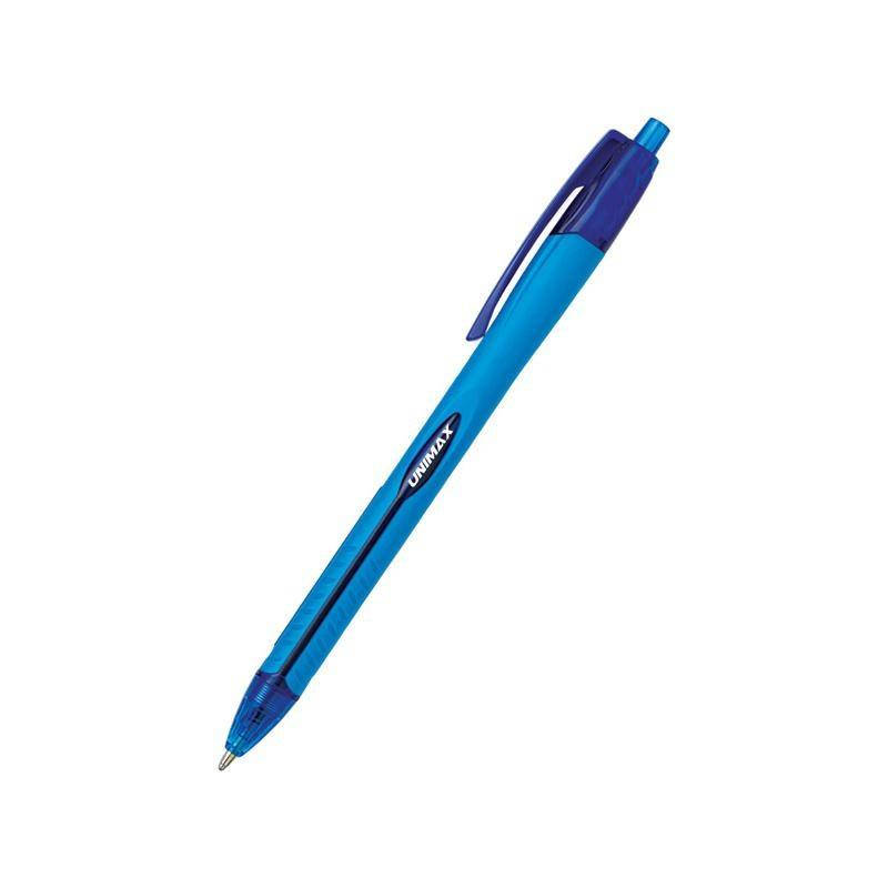 

Ручка масляная автомат Unimax Aerogrip 0,7 синяя