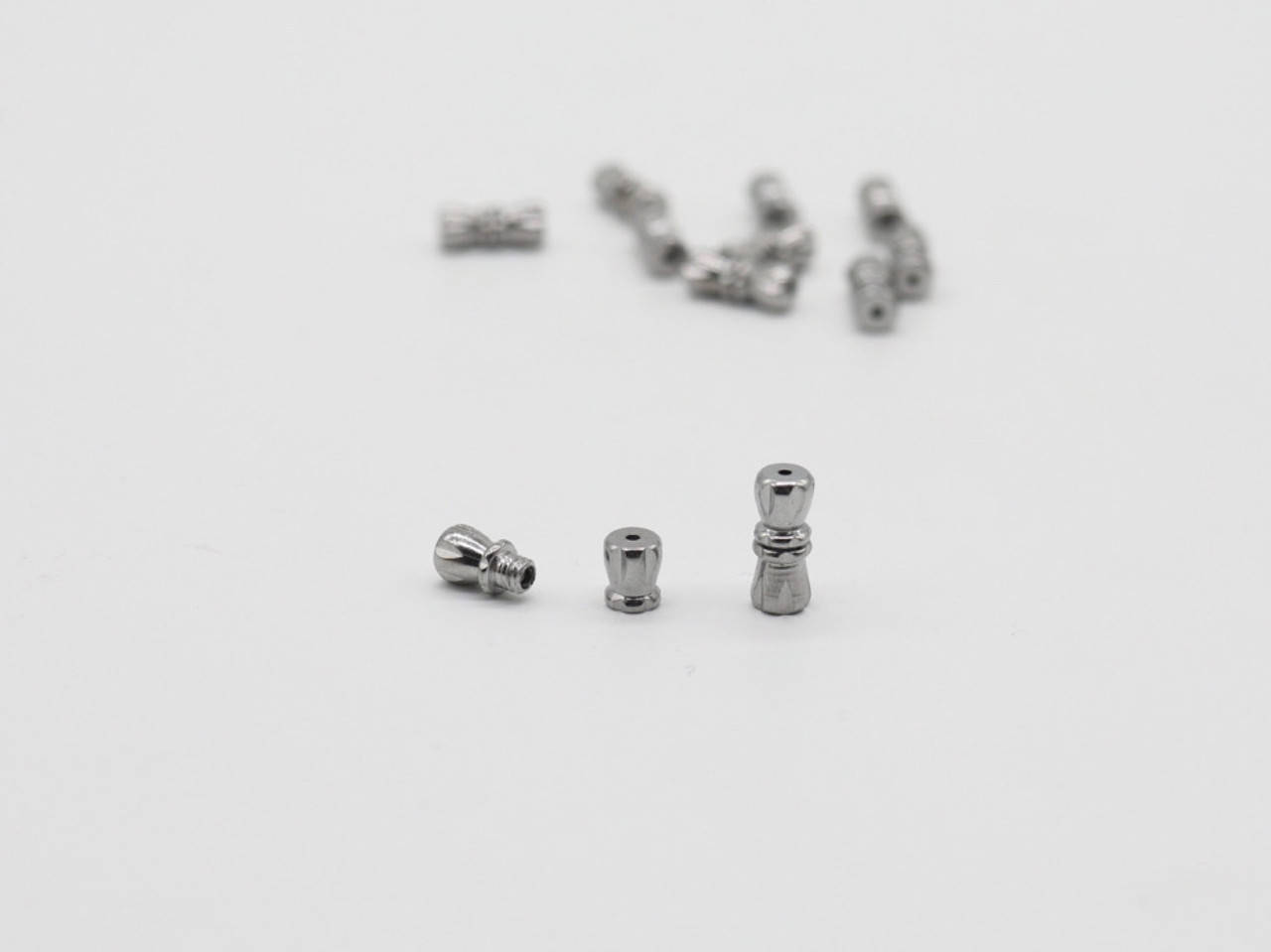 

Соединитель для шнурочков на шею. 11мм, Серебро