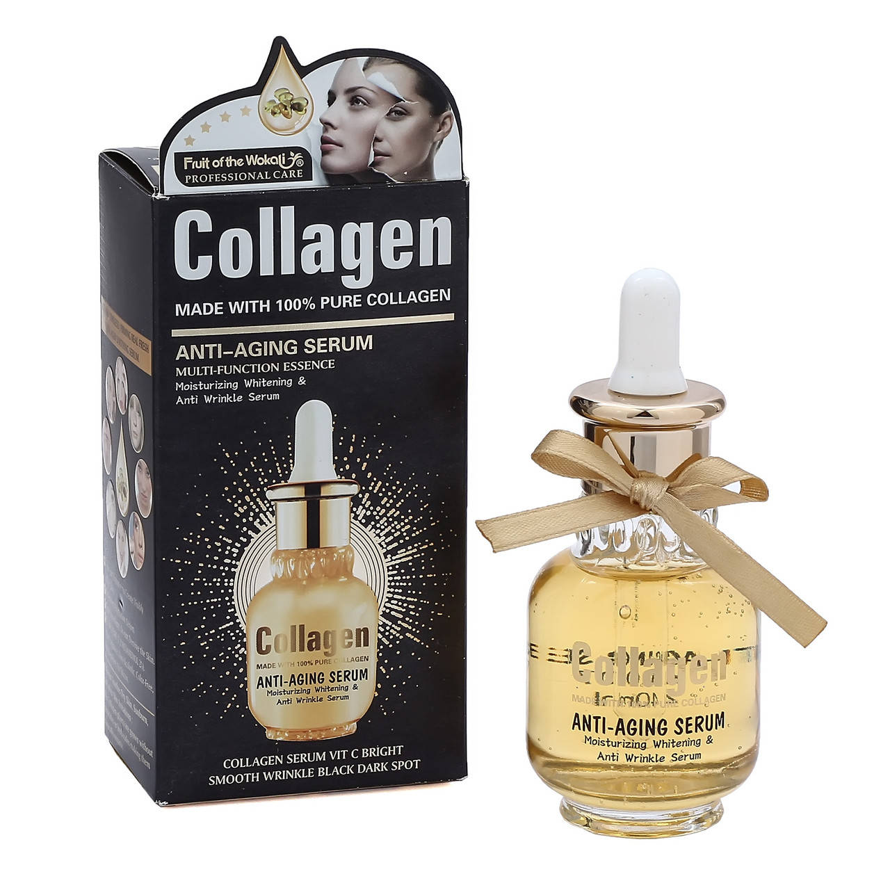 

Антивозрастная сыворотка WOKALI Collagen Anti-Aging Multi-Function Essence 40 мл