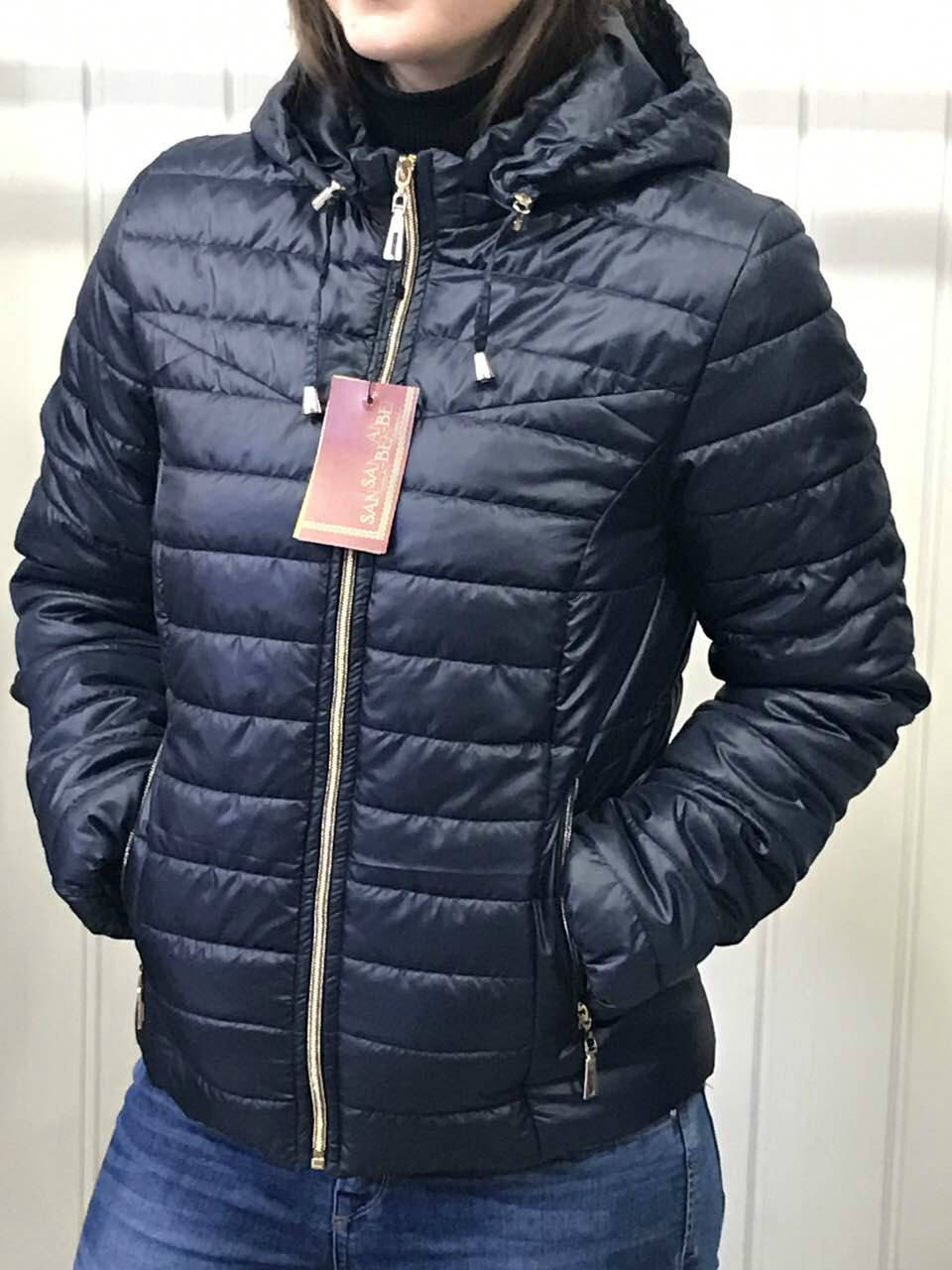 

Короткие куртки женские демисезонные с капюшоном размер 42-60, Разные цвета