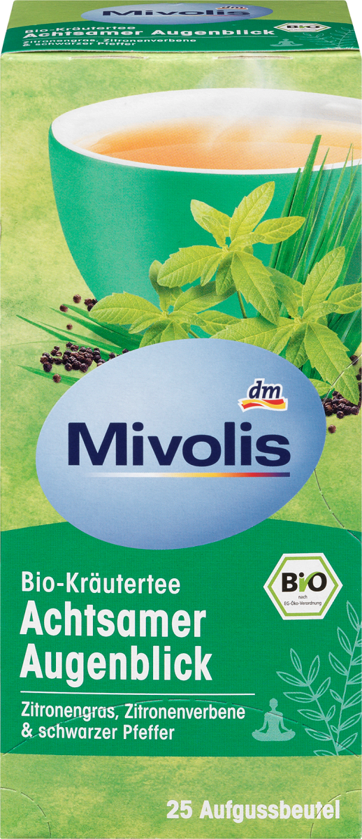 

Органический травяной Mivolis Bіо Achtsamer Augenblick, 50 гр.