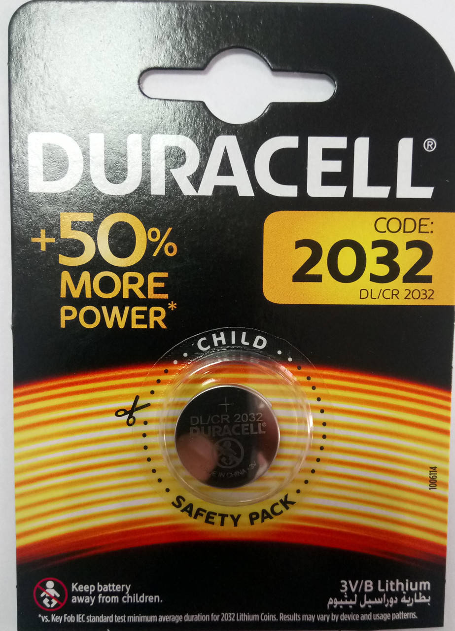

Батарейка Duracell CR 2032 (1шт)