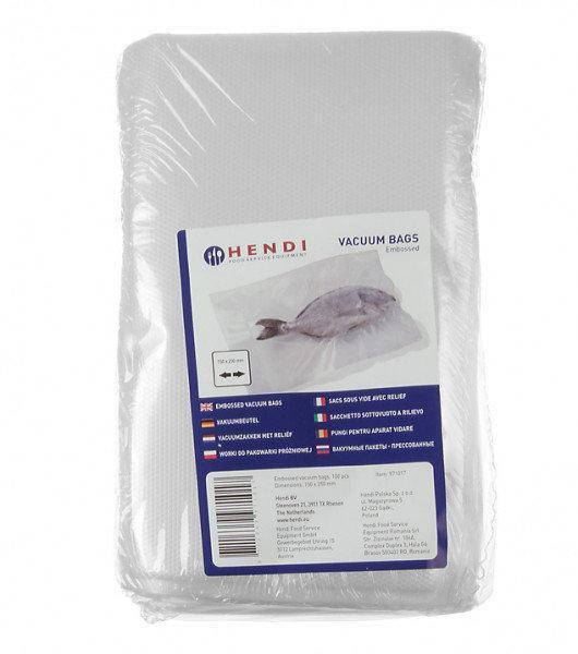 

Пакеты гофрированные д/вакуумной упаковки Hendi 15х25см 100 шт