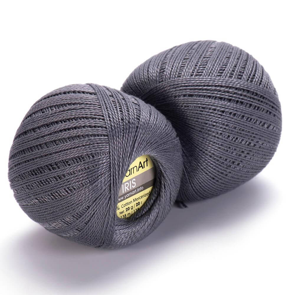 

YarnArt Iris (Ярн Арт Ирис) № 934 темно-серый, пряжа мерсеризованный хлопок, нитки для вязания
