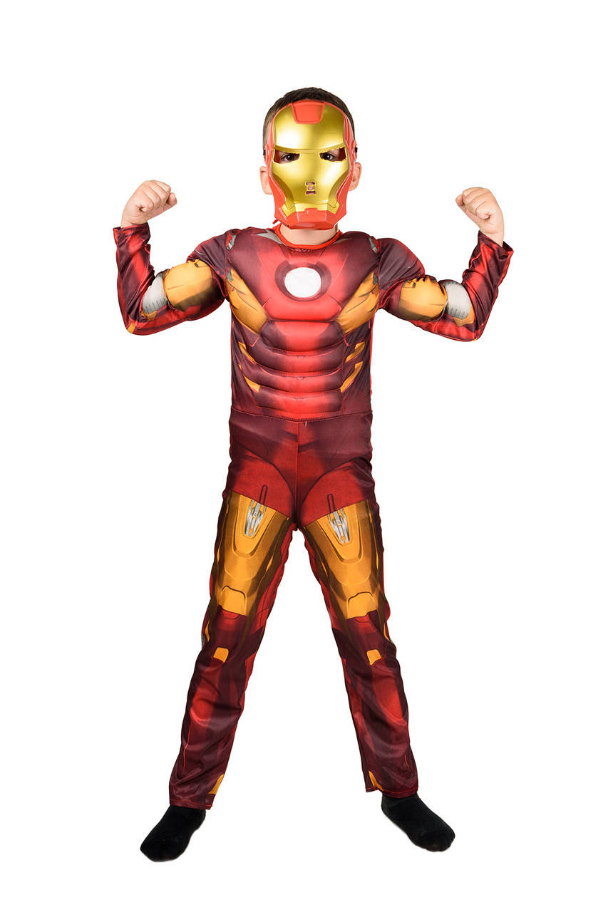 

Костюм Железного Человека с мышцами рост 120-130 см