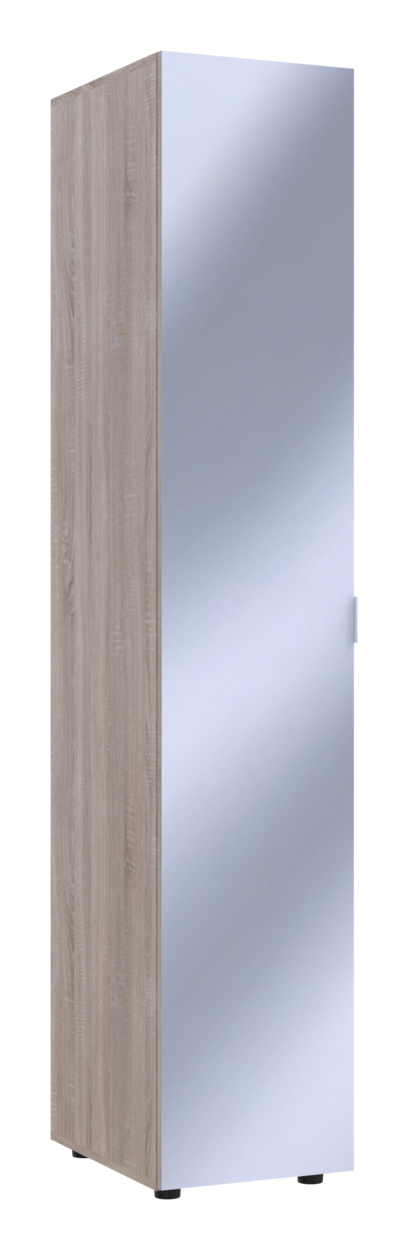 Шафа для одягу Doros Гелар Дуб сонома з Дзеркалом 39х49.5х203.4 (44900243) 4