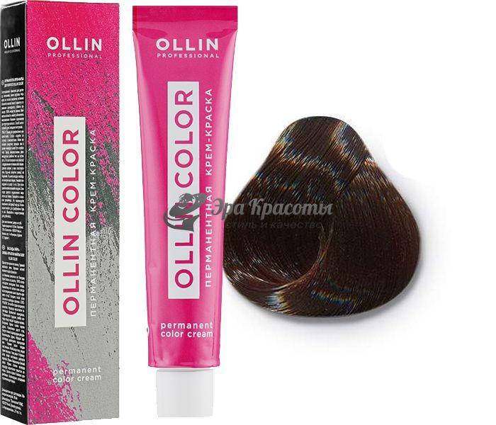 

Перманентная крем-краска 5/0 светлый шатен Color Ollin, 60 мл